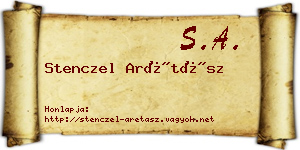 Stenczel Arétász névjegykártya